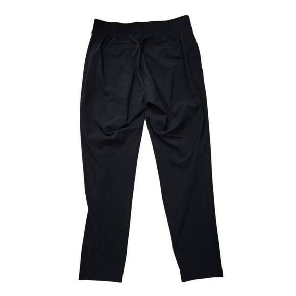 Athleta Brooklyn Ankle Pants Women's 4 Black Slash Pockets Pull On Chic‎ Preppy - Picture 6 of 7